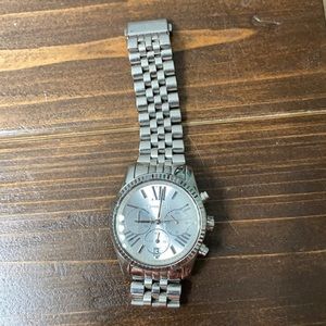 Michael Kors stainless steel watch.